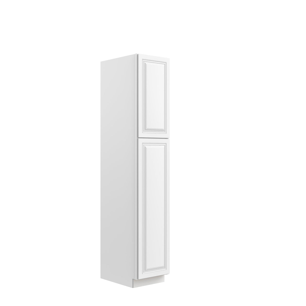 RTA - Park Avenue White - Single Door Utility Cabinet | 15"W x 84"H x 24"D