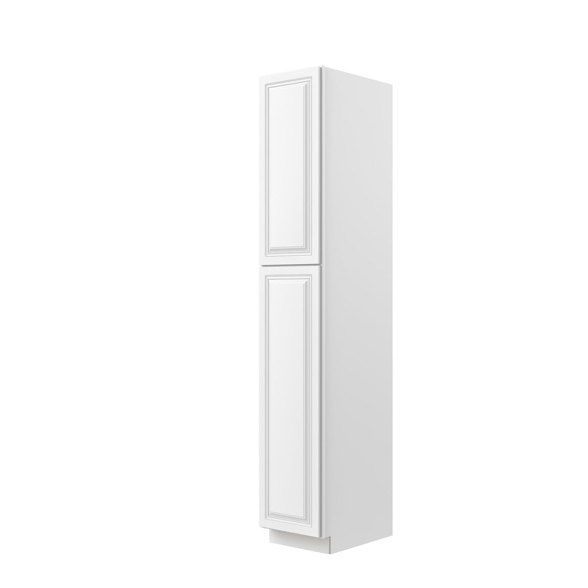 RTA - Park Avenue White - Single Door Utility Cabinet | 15"W x 90"H x 24"D