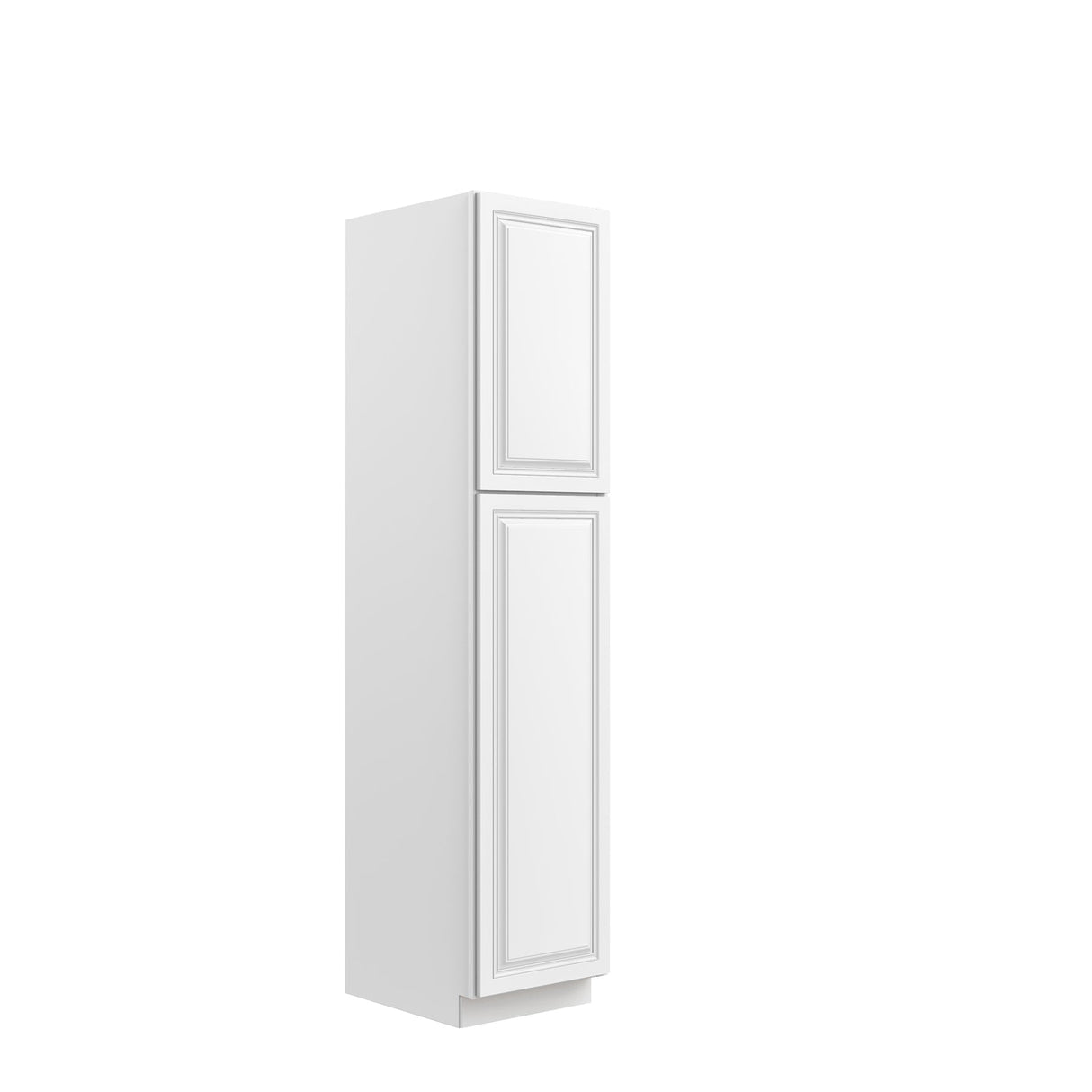 RTA - Park Avenue White - Single Door Utility Cabinet | 18"W x 84"H x 24"D