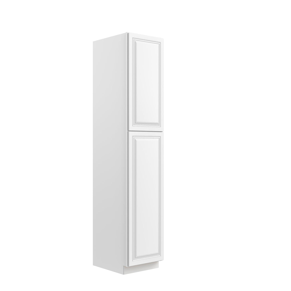 RTA - Park Avenue White - Single Door Utility Cabinet | 18"W x 90"H x 24"D