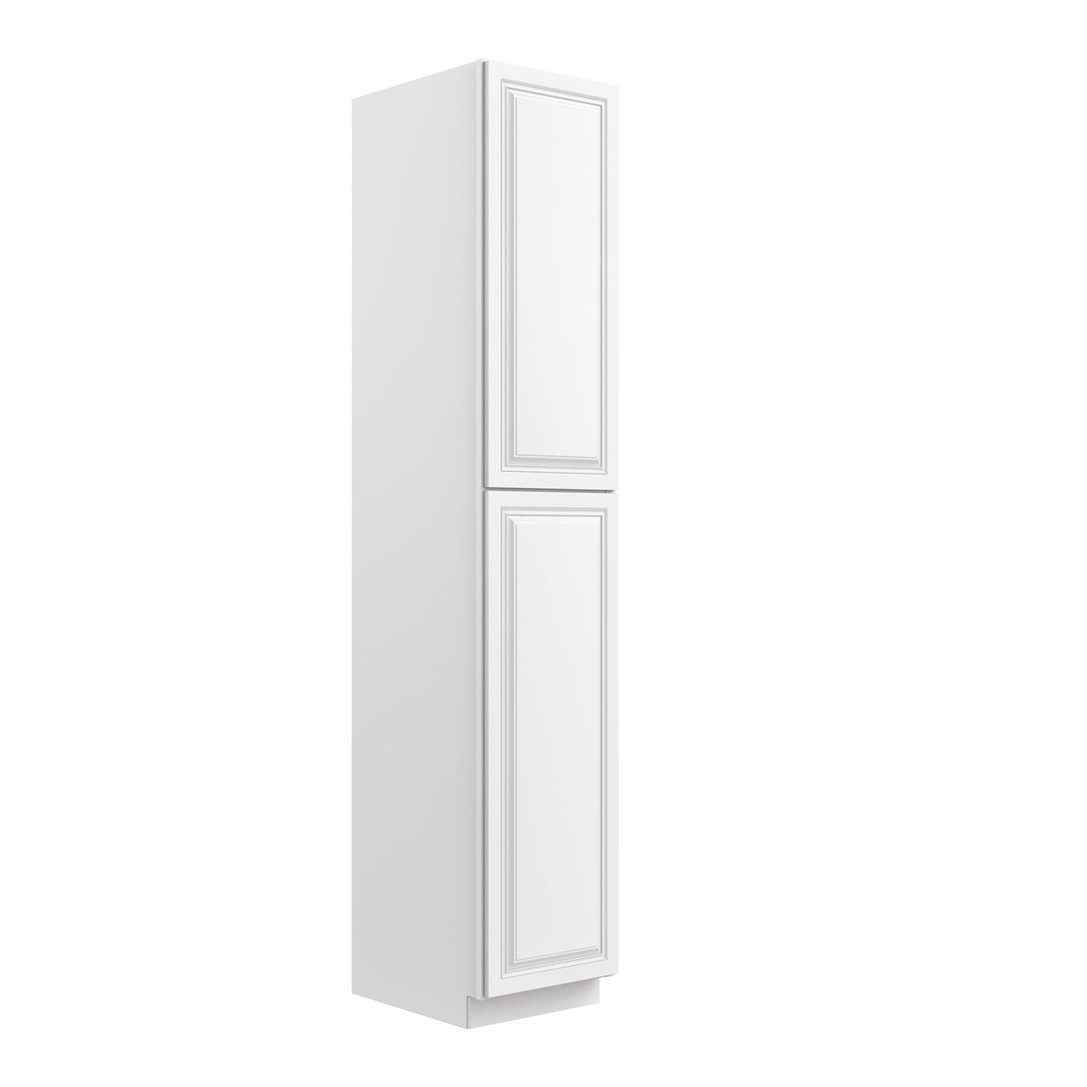 RTA - Park Avenue White - Single Door Utility Cabinet | 18"W x 96"H x 24"D