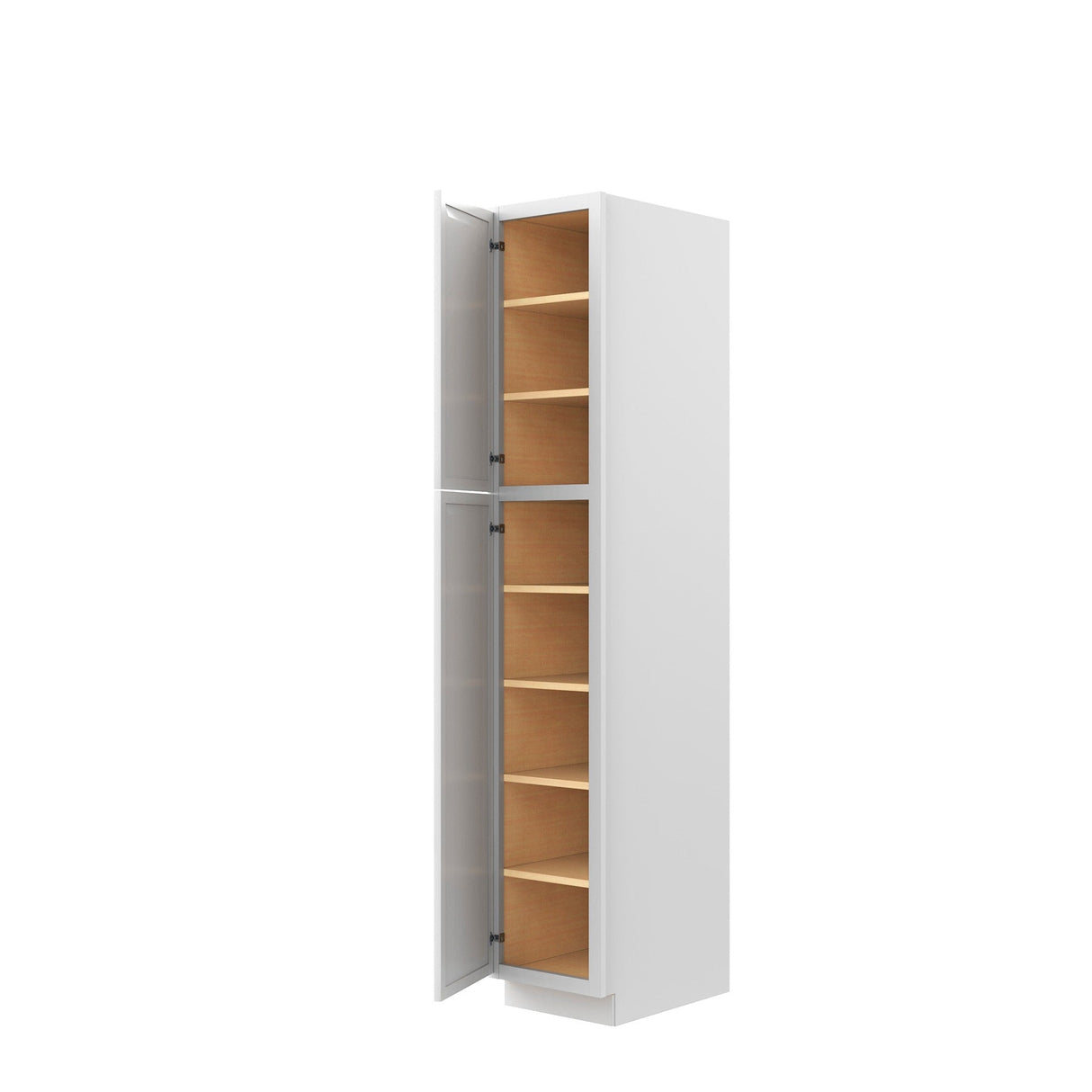 Park Avenue White - Utility Cabinet | 15"W x 84"H x 24"D