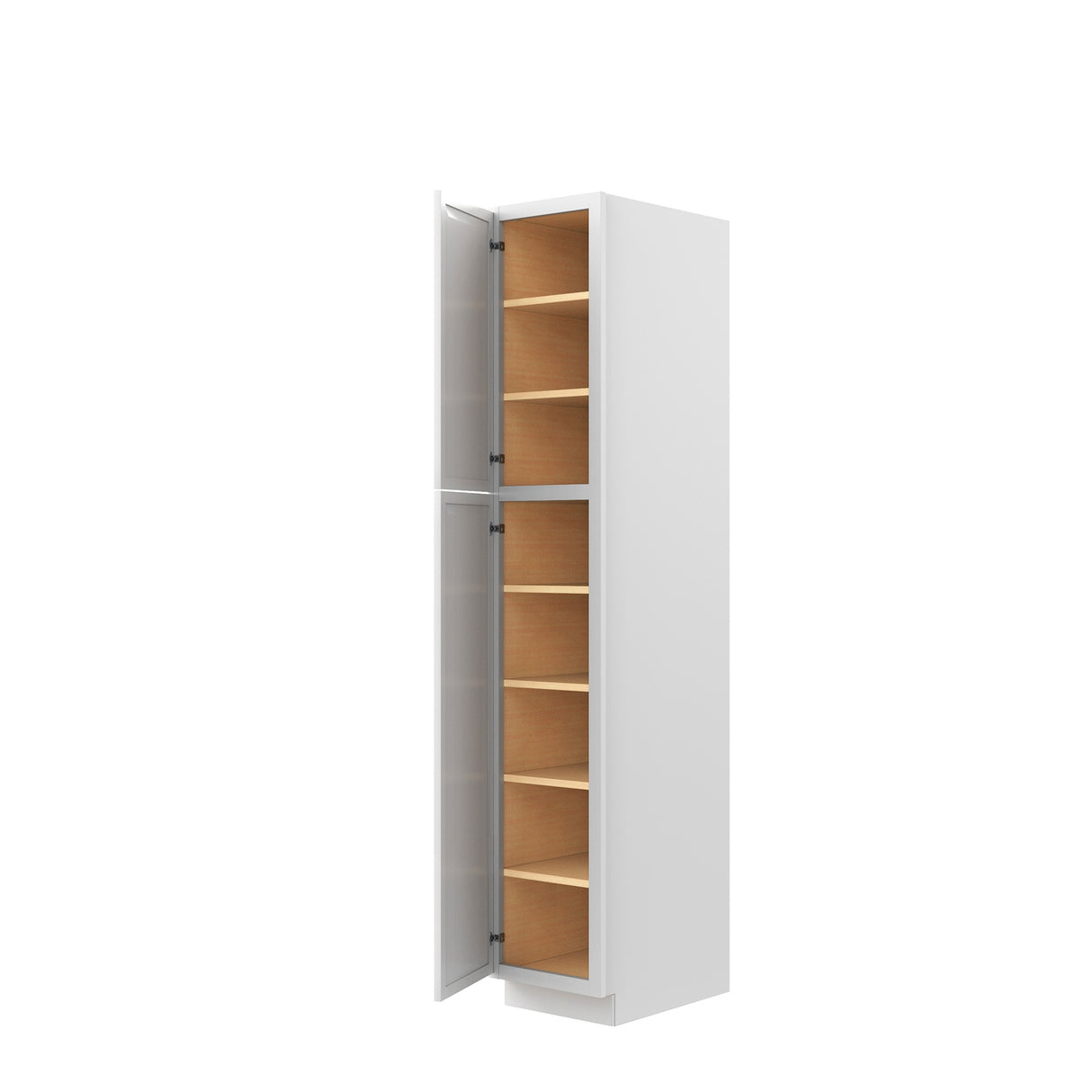 Park Avenue White - Utility Cabinet | 15"W x 84"H x 24"D