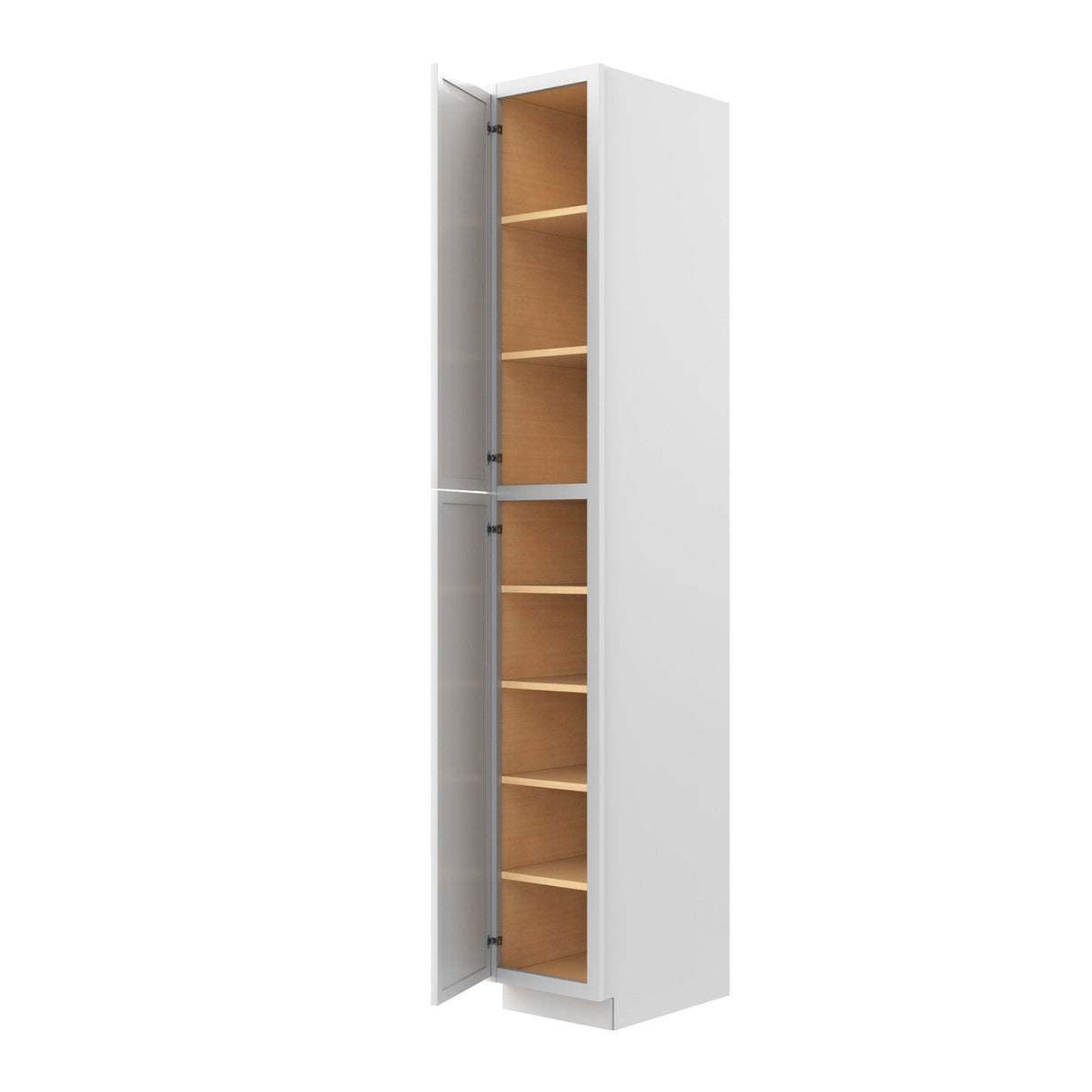 Park Avenue White - Utility Cabinet | 15"W x 96"H x 24"D