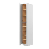 Park Avenue White - Utility Cabinet | 15"W x 96"H x 24"D