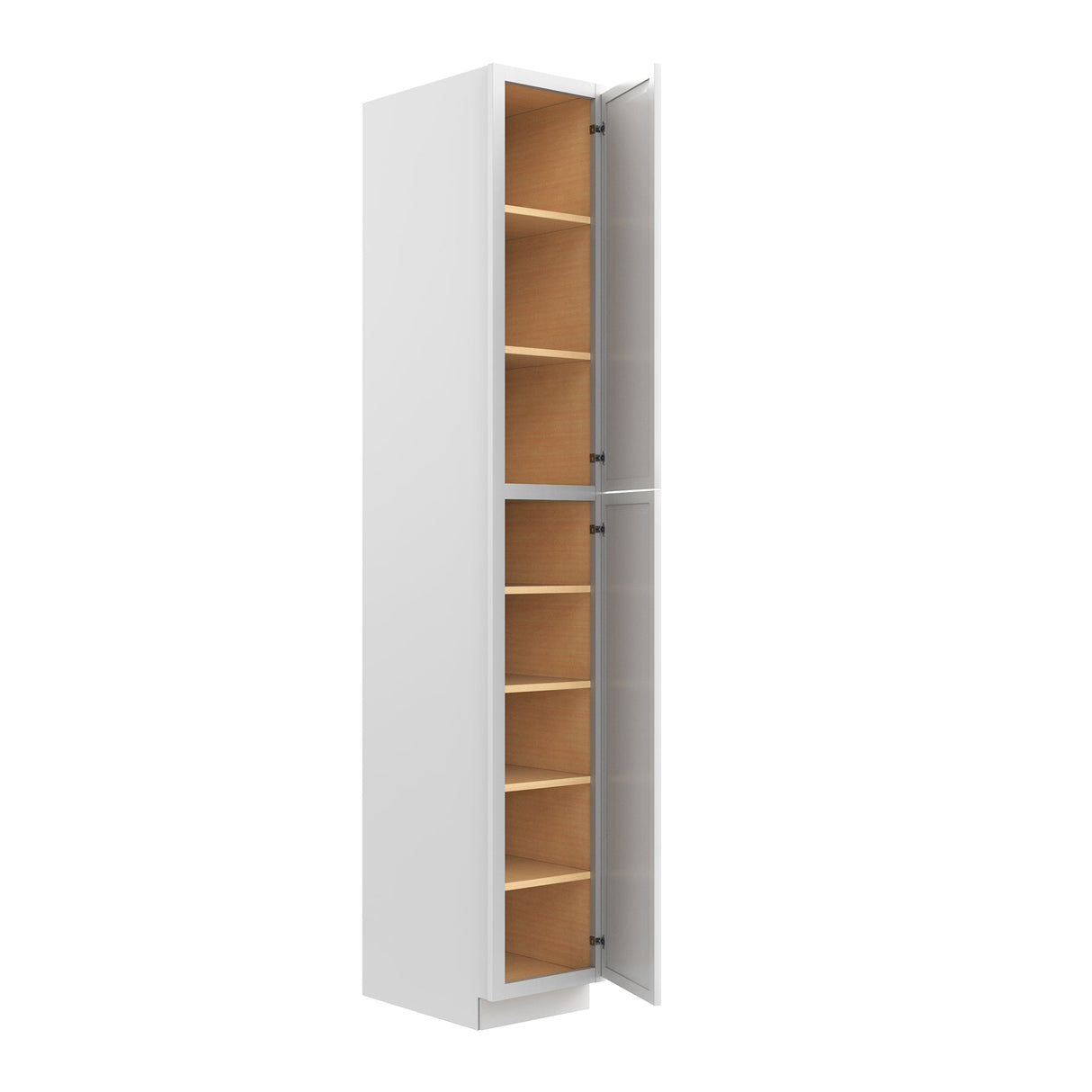 Park Avenue White - Utility Cabinet | 15"W x 96"H x 24"D