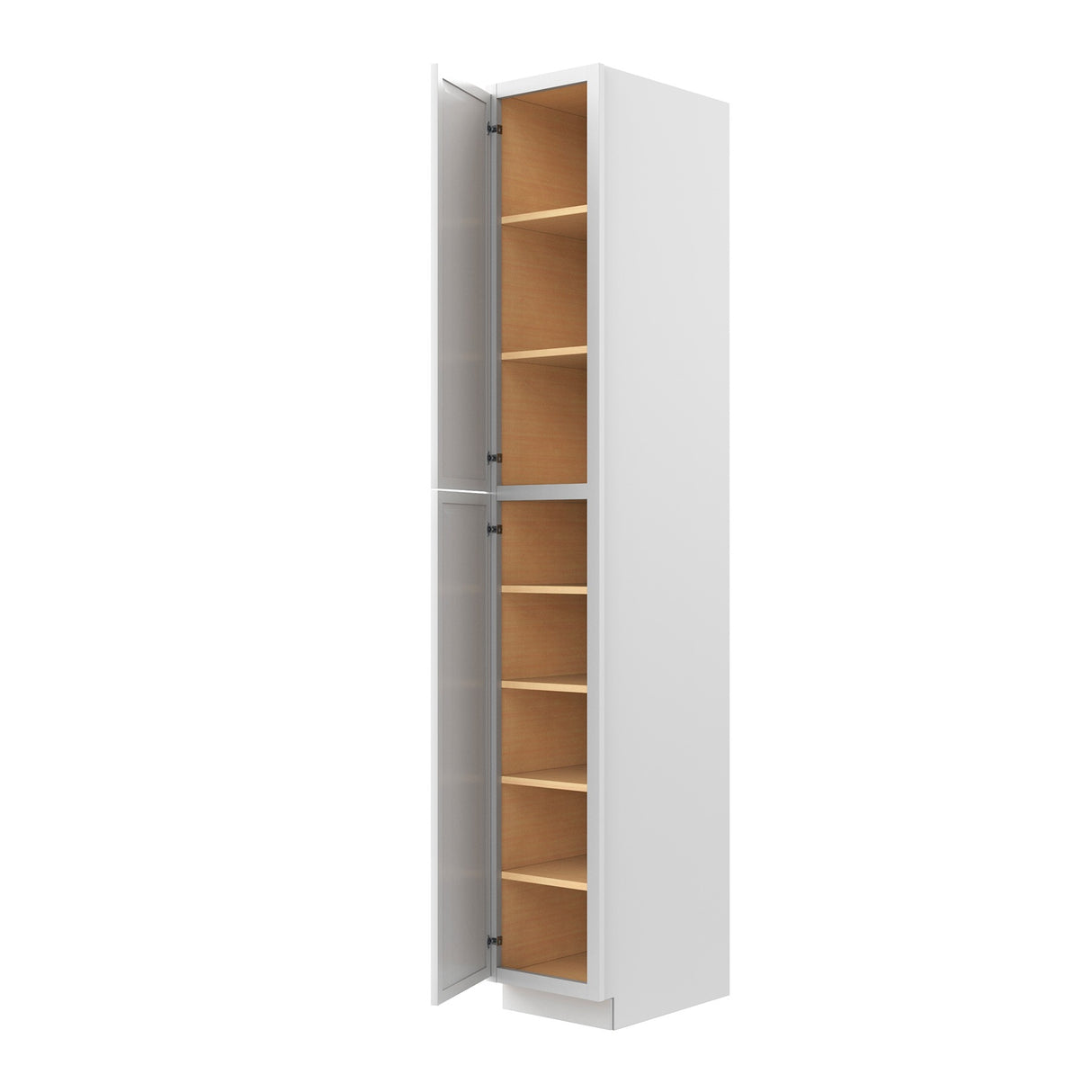 Park Avenue White - Utility Cabinet | 15"W x 96"H x 24"D