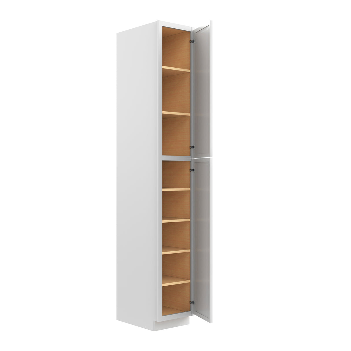 Park Avenue White - Utility Cabinet | 15"W x 96"H x 24"D