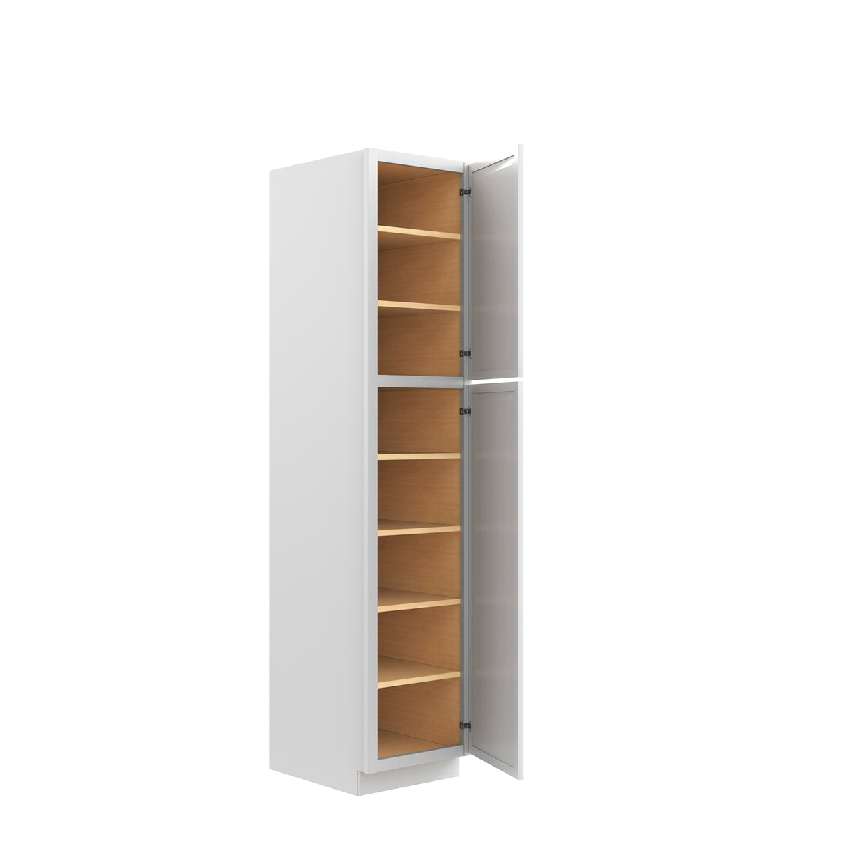 Park Avenue White - Utility Cabinet | 18"W x 84"H x 24"D
