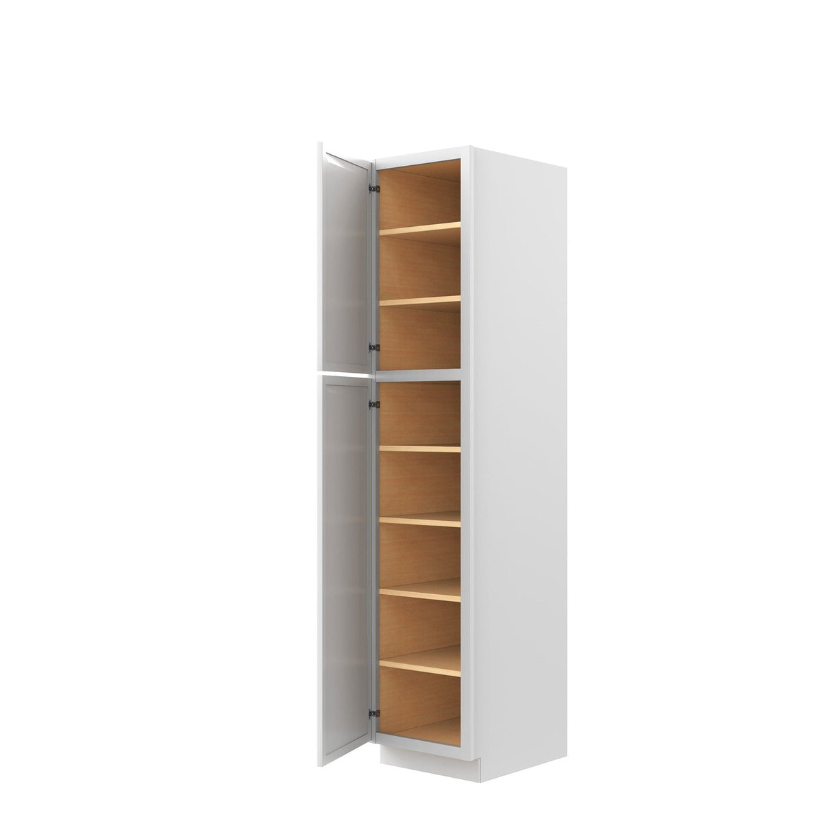 Park Avenue White - Utility Cabinet | 18"W x 84"H x 24"D