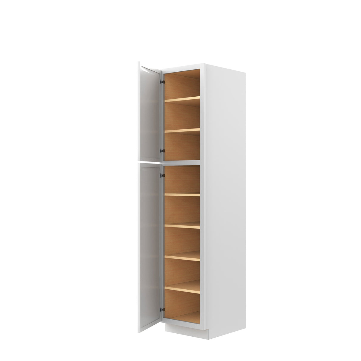 Park Avenue White - Utility Cabinet | 18"W x 84"H x 24"D