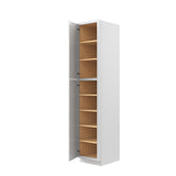 Park Avenue White - Utility Cabinet | 18"W x 90"H x 24"D