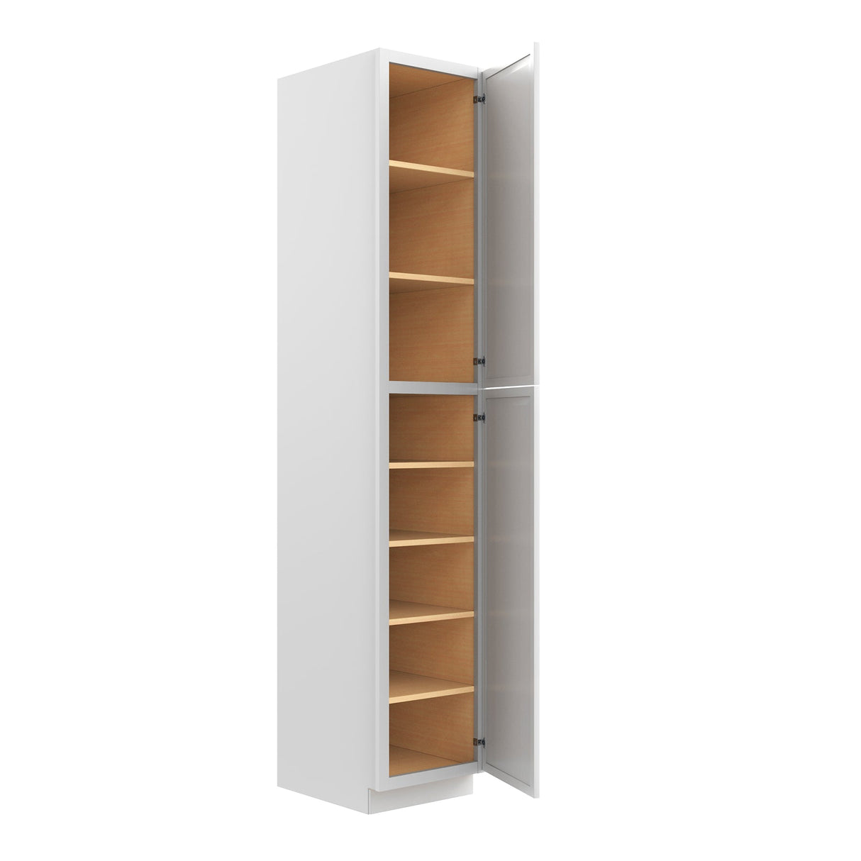 Park Avenue White - Utility Cabinet | 18"W x 96"H x 24"D
