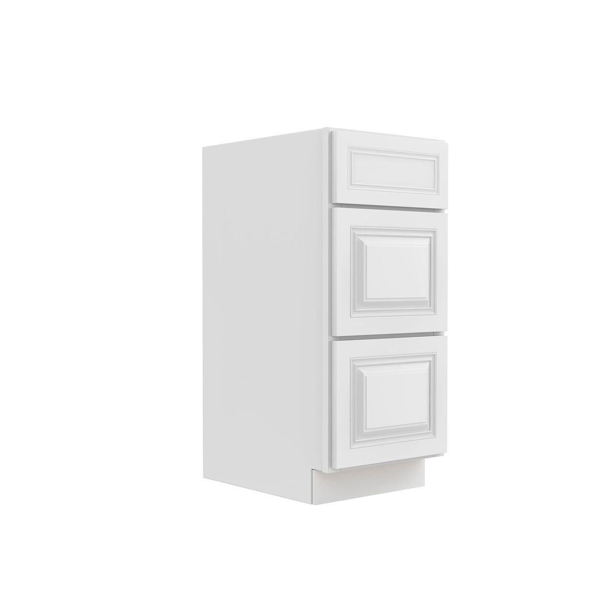 RTA - Park Avenue White - Vanity Drawer Base Cabinet | 15"W x 34.5"H x 21"D