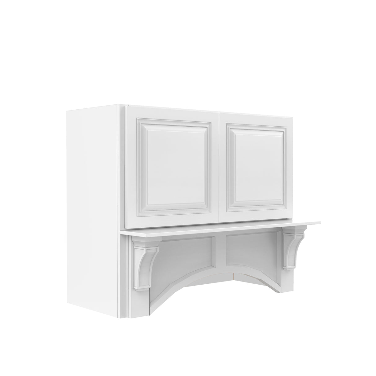 Park Avenue White - Mantle Hood | 36"W x 30"H x 21"D