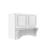 Park Avenue White - Mantle Hood | 36"W x 30"H x 21"D