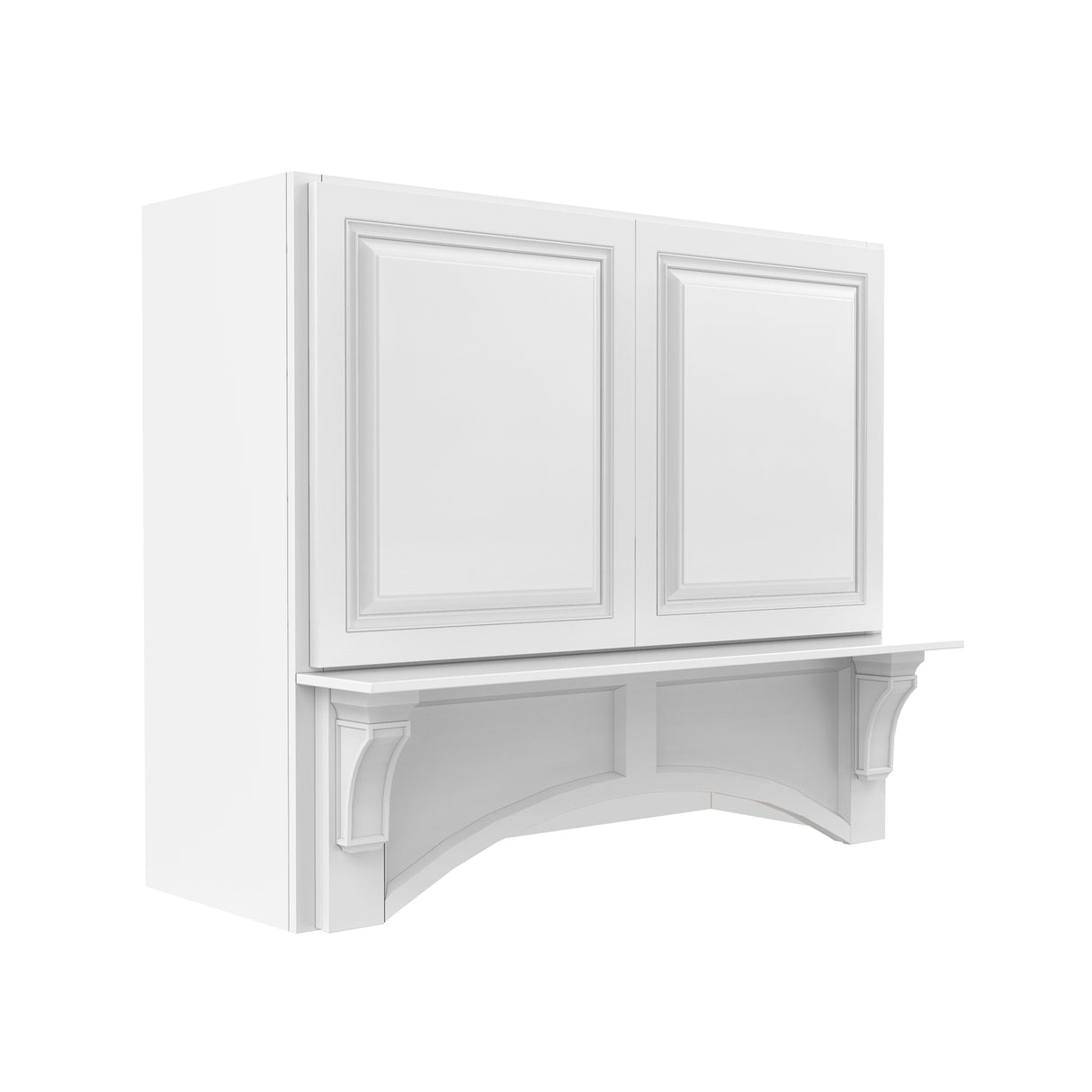 Park Avenue White - Mantle Hood | 42"W x 36"H x 21"D