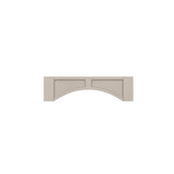 RTA - Arched Valance - Raised Panel | 42"W x 10"H - Richmond Stone