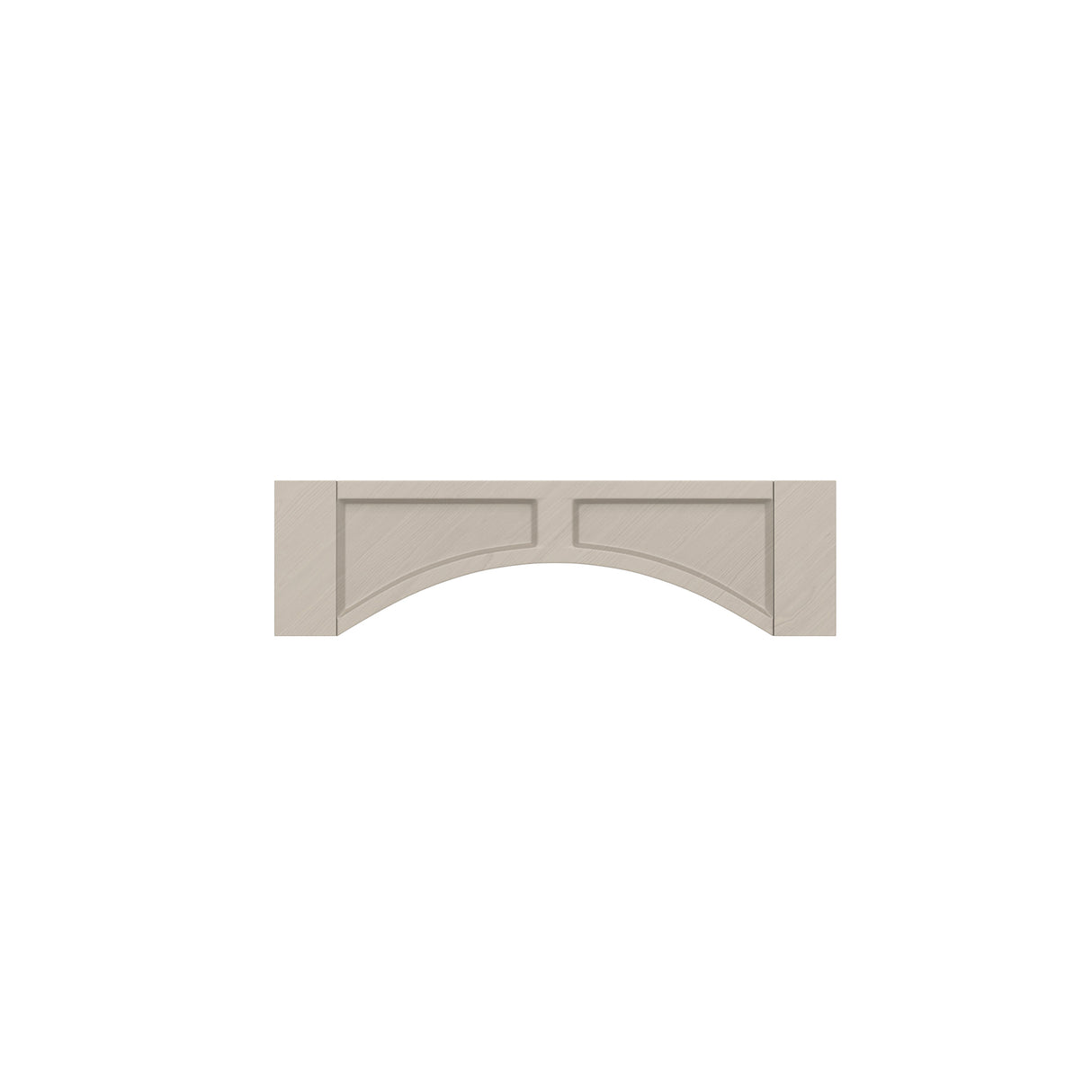 Richmond Stone - Arched Valance - Raised Panel | 36"W x 10"H
