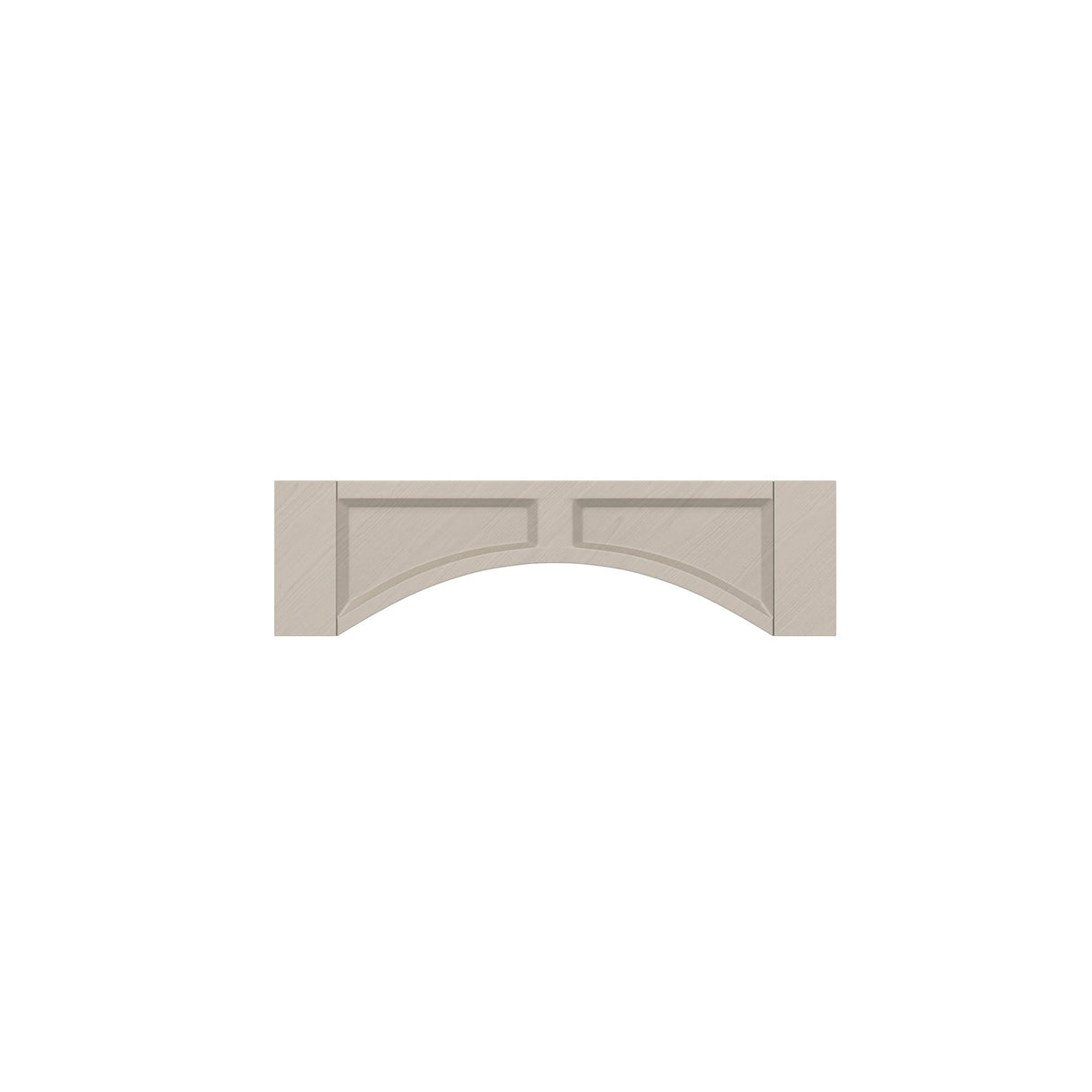RTA - Arched Valance - Flat Panel | 60"W x 10"H - Richmond Stone