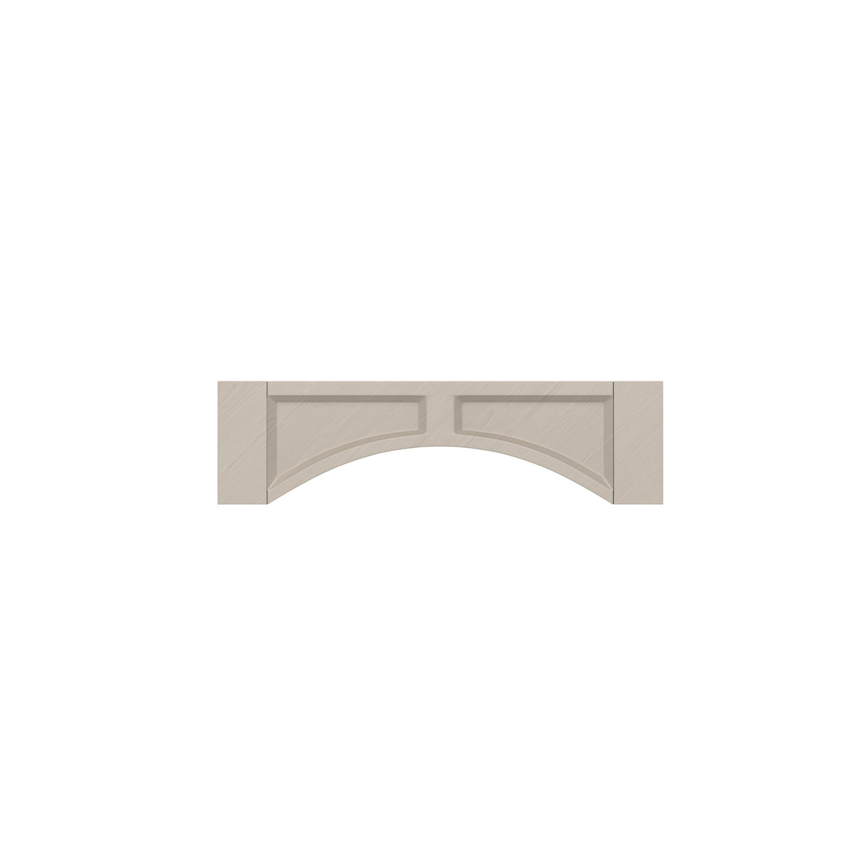 Richmond Stone - Arched Valance - Flat Panel | 42"W x 10"H