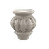 Richmond Stone - Bun Feet - Fluted | 3"W x 4.5"H x 3"D