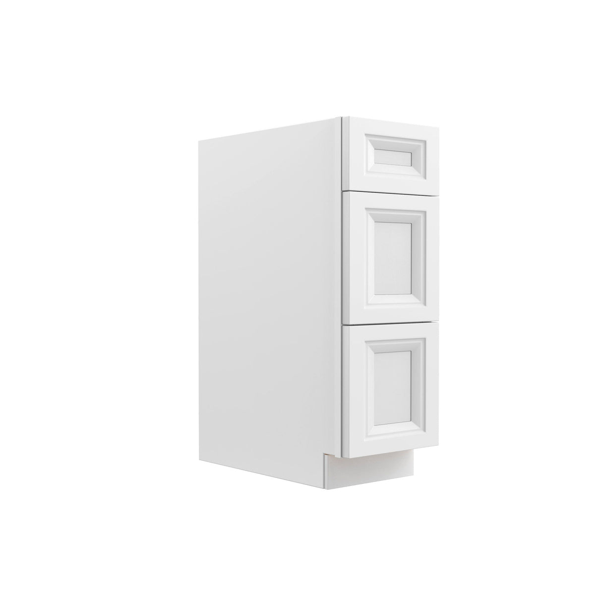 RTA - Richmond White - 3 Drawer Base Cabinet | 12"W x 34.5"H x 24"D