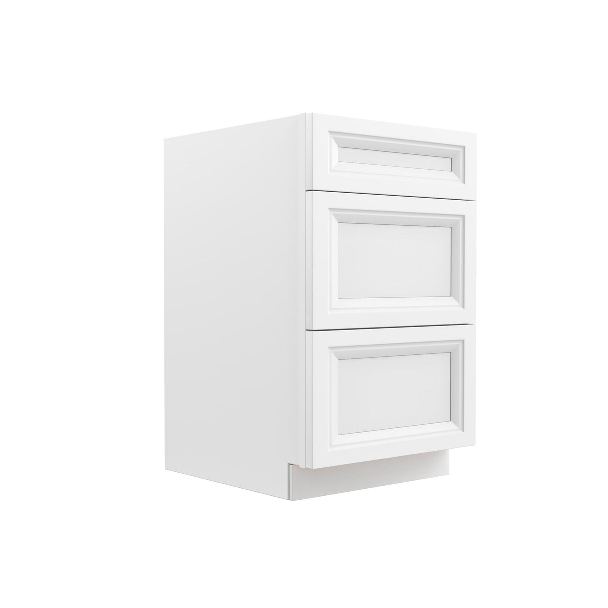 RTA - Richmond White - 3 Drawer Base Cabinet | 21"W x 34.5"H x 24"D
