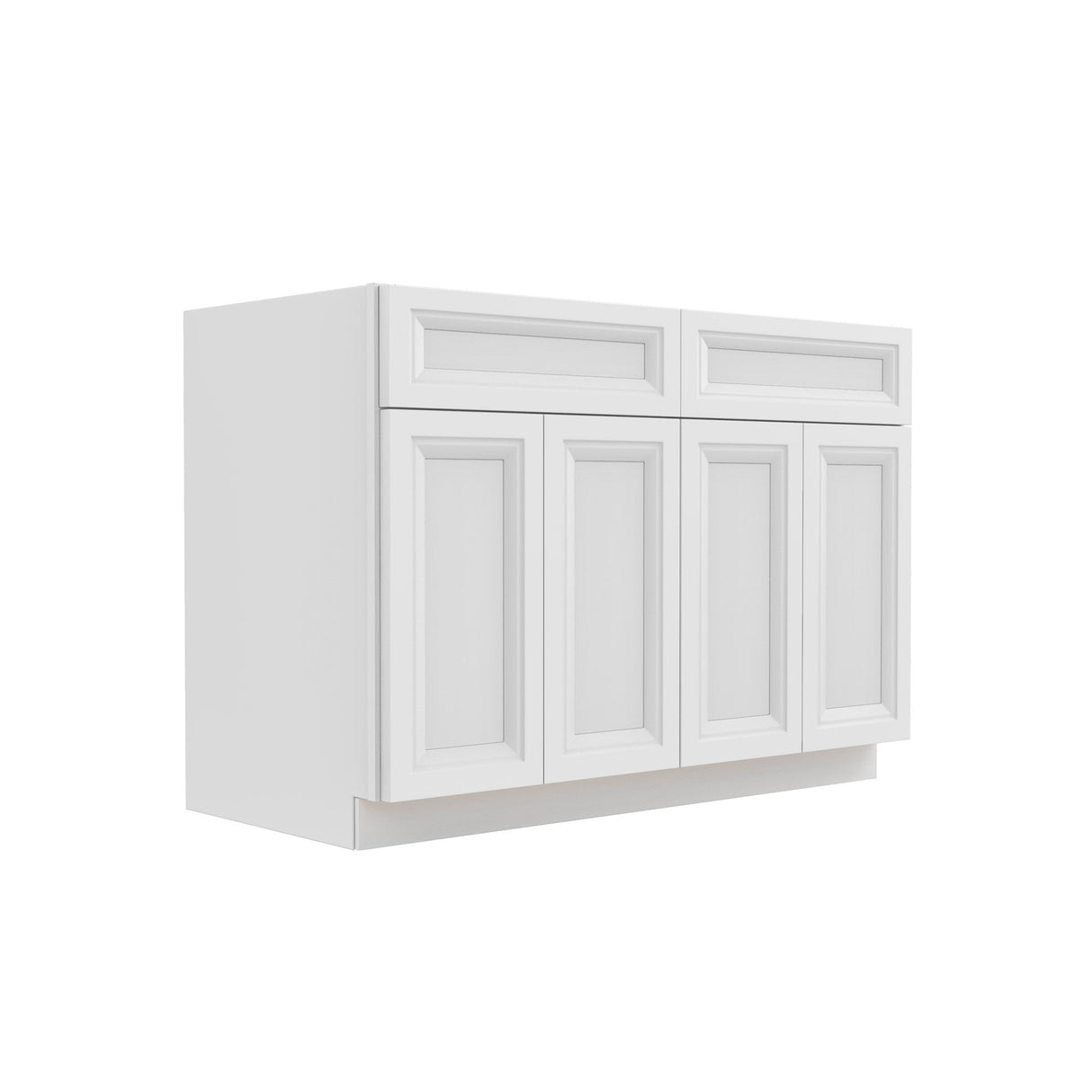 RTA - Richmond White - Sink Base Cabinet | 48"W x 34.5"H x 24"D