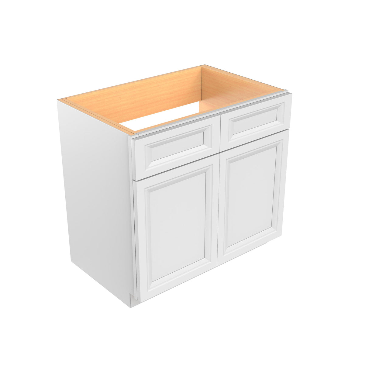 RTA - Richmond White - Handicap Removable Sink Base Cabinet | 36"W x 34.5"H x 24"D
