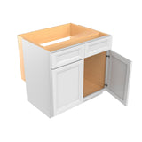 RTA - Richmond White - Handicap Removable Sink Base Cabinet | 36"W x 34.5"H x 24"D