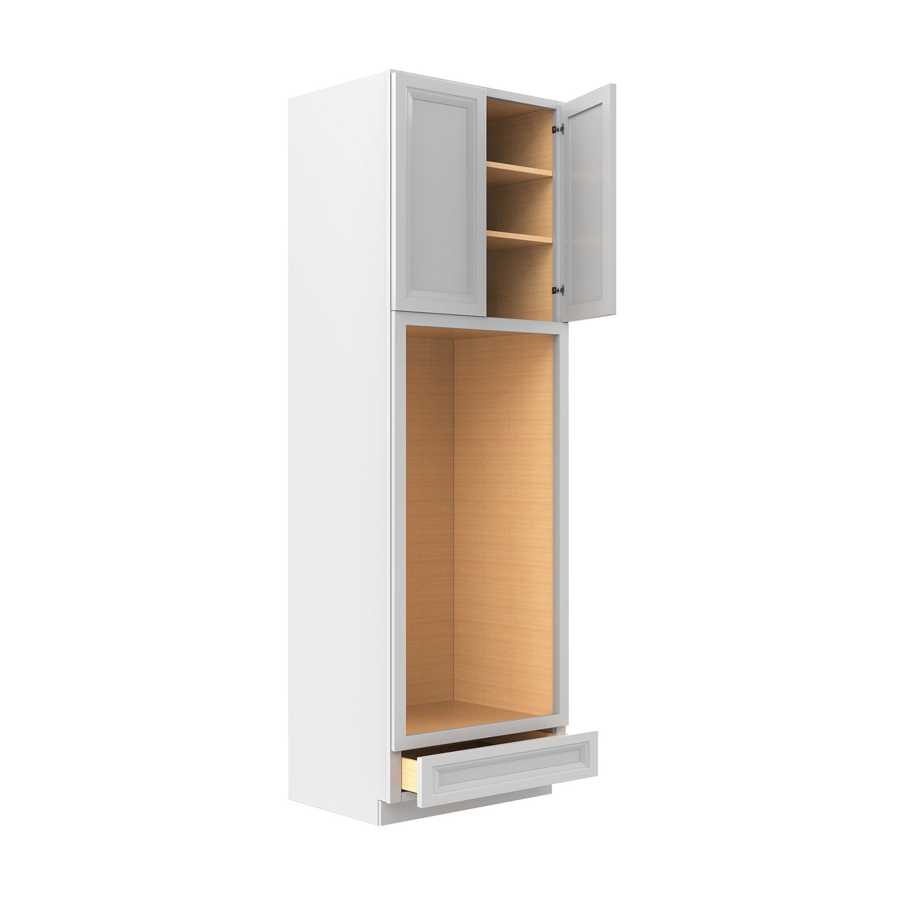 RTA - Richmond White - Double Oven Cabinet | 30"W x 96"H x 24"D