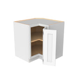 Richmond White - 33"W x 34.5"H x 24"D - Square Corner Base Cabinet