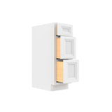 RTA - Richmond White - Vanity Drawer Base Cabinet | 12"W x 34.5"H x 21"D