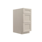 RTA - Richmond Stone - 3 Drawer Base Cabinet | 15"W x 34.5"H x 24"D