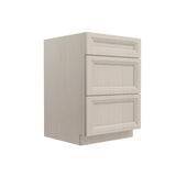 RTA - Richmond Stone - 3 Drawer Base Cabinet | 24"W x 34.5"H x 24"D
