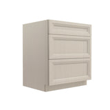 RTA - Richmond Stone - 3 Drawer Base Cabinet | 30"W x 34.5"H x 24"D