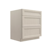 Richmond Stone - 3 Drawer Base Cabinet | 30"W x 34.5"H x 24"D