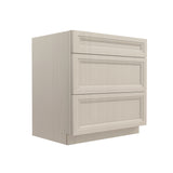 Richmond Stone - 3 Drawer Base Cabinet | 33"W x 34.5"H x 24"D