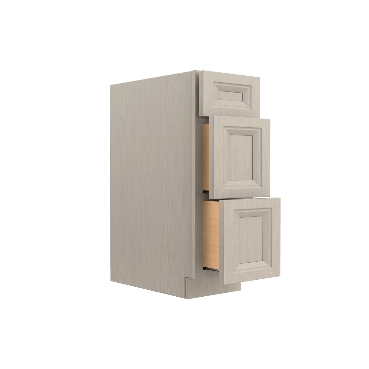 Richmond Stone - 3 Drawer Base Cabinet | 12"W x 34.5"H x 24"D