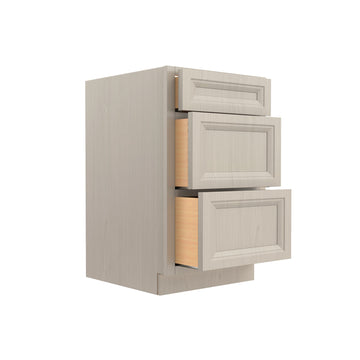 RTA - Richmond Stone - 3 Drawer Base Cabinet | 21"W x 34.5"H x 24"D