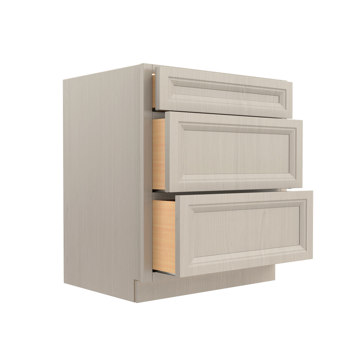 Richmond Stone - 3 Drawer Base Cabinet | 30"W x 34.5"H x 24"D