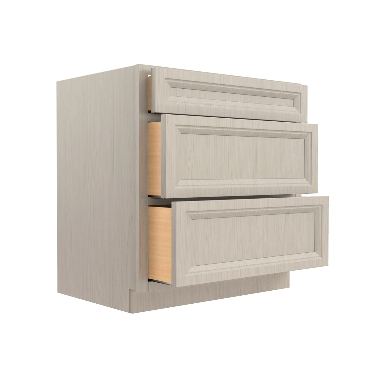 Richmond Stone - 3 Drawer Base Cabinet | 33"W x 34.5"H x 24"D