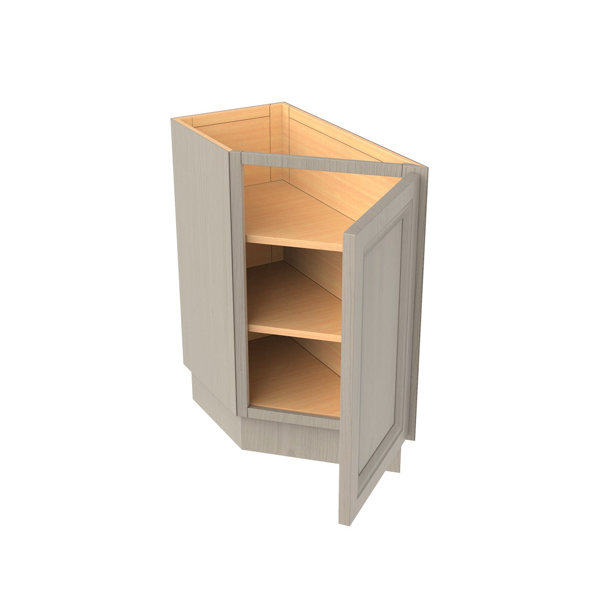 RTA - Angle Base End Cabinet | 24"W x 34.5"H x 24"D - Richmond Stone