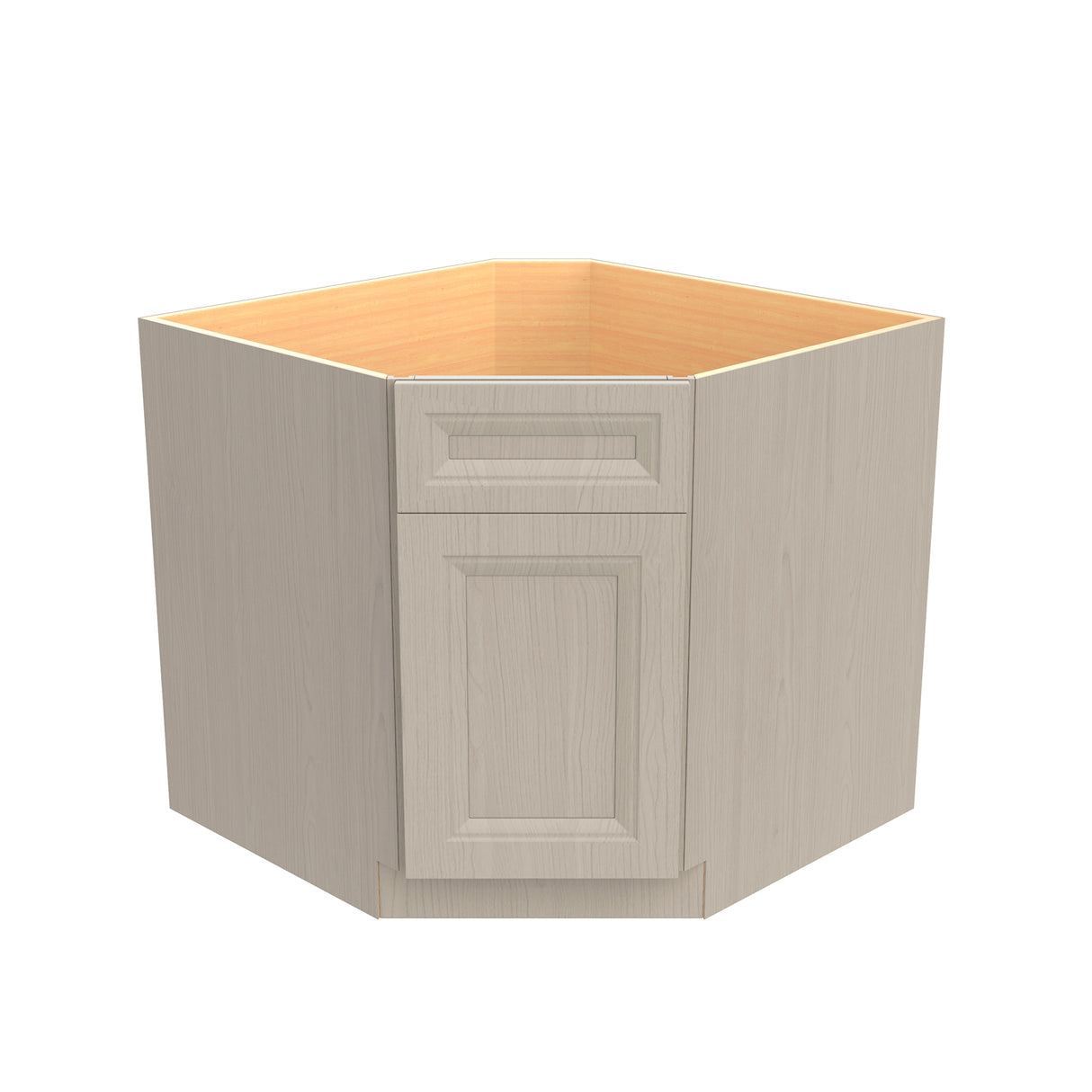 Richmond Stone - Diagonal Corner Sink Base Cabinet | 36"W x 34"H x 24"D
