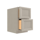 RTA - 2 Drawer Base Cabinet | 33"W x 34.5"H x 24"D - Richmond Stone