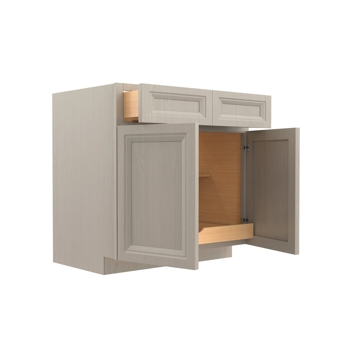 RTA - Double Door Base Cabinet | 33"W x 34.5"H x 24"D - Richmond Stone