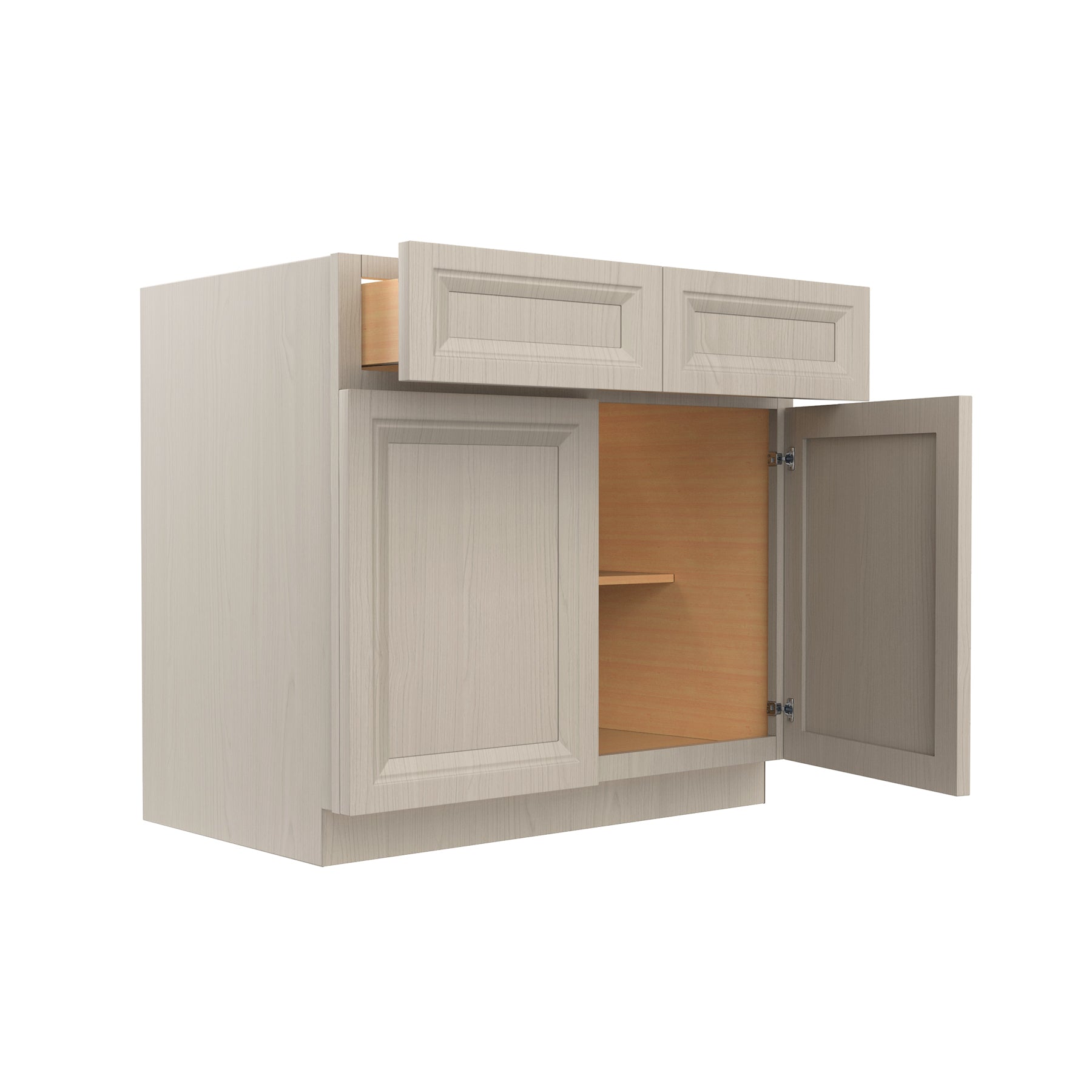 RTA - Double Door Base Cabinet | 36"W x 34.5"H x 24"D - Richmond Stone