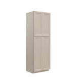 RTA - Double Door Utility Cabinet | 30"W x 90"H x 24"D - Richmond Stone