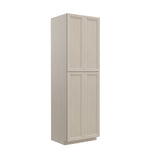 RTA - Double Door Utility Cabinet | 30"W x 90"H x 24"D - Richmond Stone